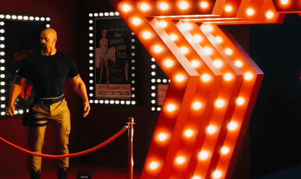 Lendas do cinema, frente a frente com você.